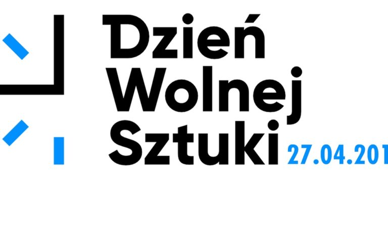 logo wydarzenia z napidem Dzień wolnej sztuki i datą 27.04.2019